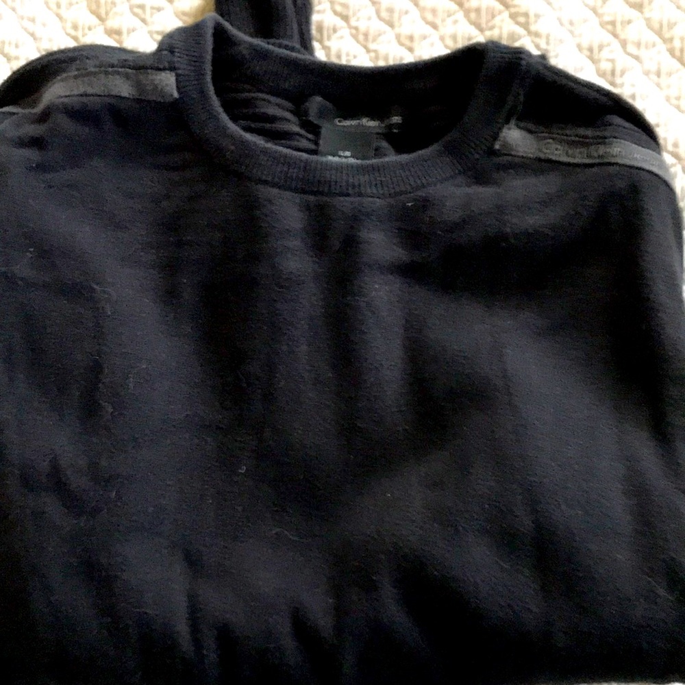 EUC Calvin Klein soft black sweater